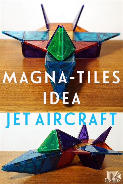 Magna-Tiles Idea: Jet Aircraft | Kids magnets, Toddler learning ...