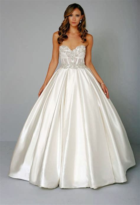 Most Expensive White Wedding Dresses with Bling Ideas