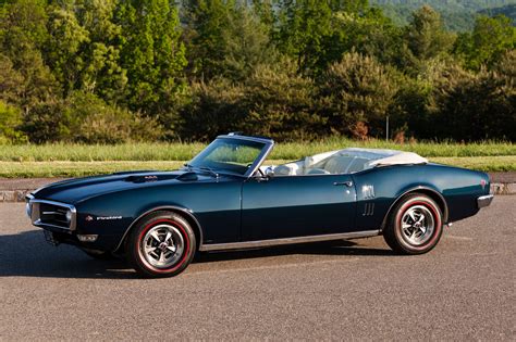 1968 Firebird 400 H.O. Convertible 4spd, aegean blue - First Gen ...