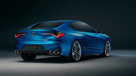 Acura Type S Concept Debuts As Sporty Vision Of Four-Door Future