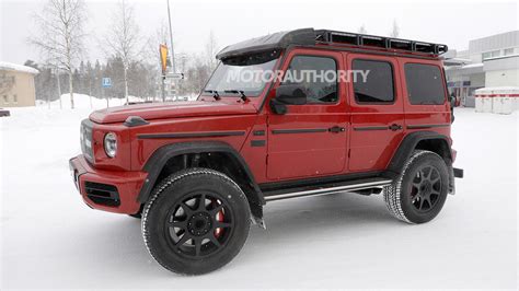 2023 Mercedes-Benz G-Class 4x4 Squared spy shots and video: Luxury ...