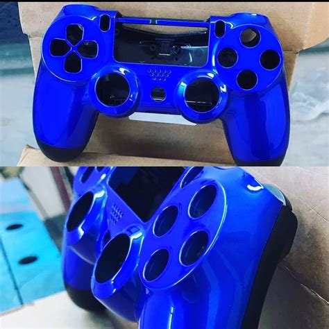 @jdwpaintworx repost @custompaintsinc Candy blue ps4 controller for my ...