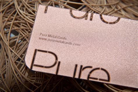 Copper metal business card | Copper metal business card by P… | Flickr