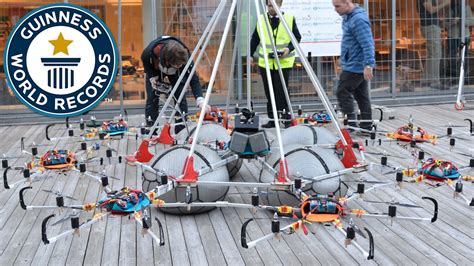 Drone achieves world record status for lifting the heaviest payload - eeDesignIt.com