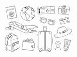 Travel Coloring Pages Printable Sketch Page sketch template