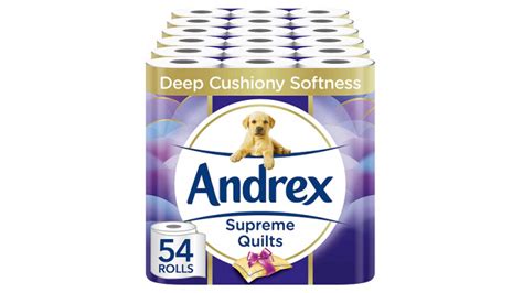 Andrex Toilet Roll Supreme Quilted Toilet Paper, 54 Rolls From £15.36 @ Amazon