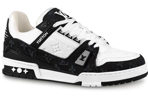 LV Trainer Sneaker Black White – Hype Panda