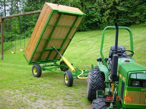 small scale hay making - Google Search | Hobby Farm Equipment ... | Dump trailers, Lawn tractor ...