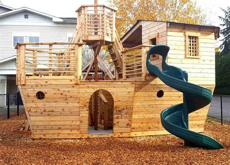 16 Free Backyard Playhouse Plans for Kids