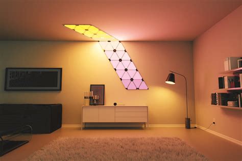 Image result for nanoleaf | Led lighting bedroom, Led panel light, Cool ...