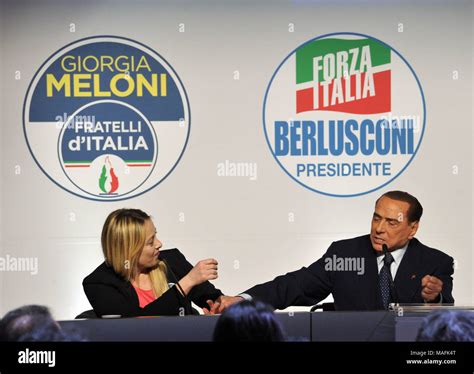 Giorgia meloni berlusconi hi-res stock photography and images - Alamy