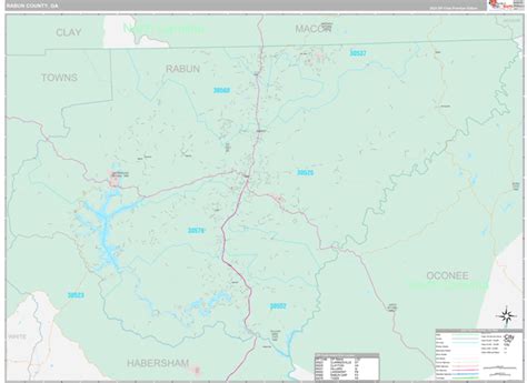 Rabun County, GA Maps