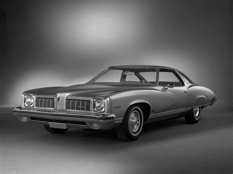 1973, Pontiac, Luxury, Lemans, Colonnade, Hardtop, Coupe, g37 , Classic ...