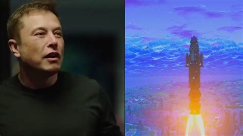 Elon Musk Reacts to the Fortnite Rocket Launch - YouTube