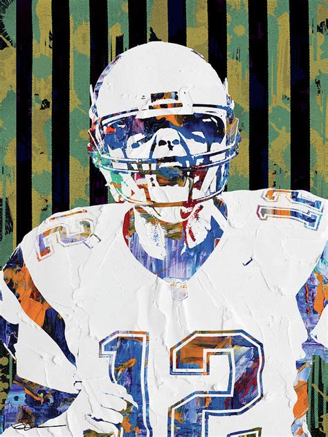 NFL New England Patriots Legend Tom Brady Artwork Mixed Media by Scott ...