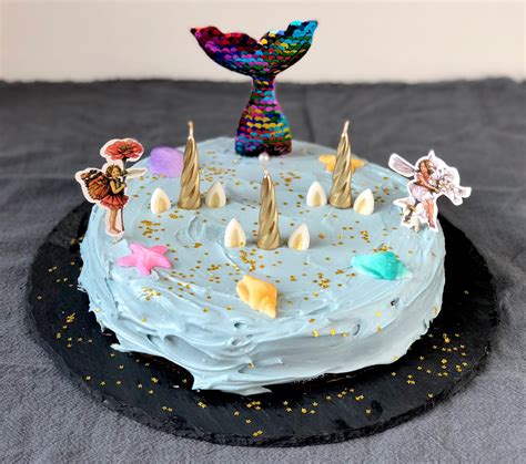 Unicorn Fairy Mermaid Birthday Cake — LaLa Lunchbox