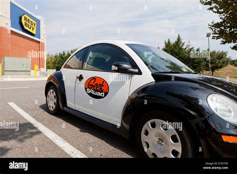 Geek Squad service car - Virginia USA Stock Photo - Alamy