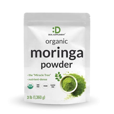 Organic Moringa Leaf Powder, 3 Pounds – Deal Supplement