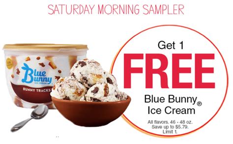 *HOT* Jewel-Osco: FREE Blue Bunny Ice Cream Digital MyMixx Coupon ...