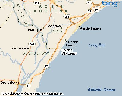 Where is Garden City, South Carolina? see area map & more