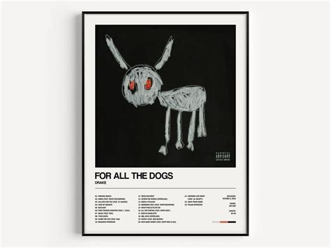 For All The Dogs, Drake, For All The Dogs Poster sold by Portuguese Zany | SKU 93123460 | 50% ...