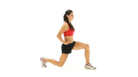 The lunge exercise good for Knee and thigh injuries - YouTube