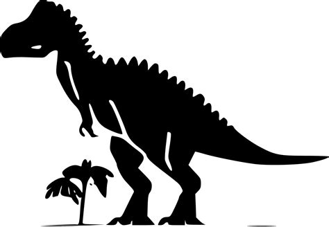 Dino - Black and White Isolated Icon - Vector illustration 23853825 ...