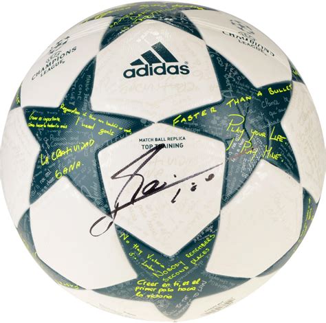 Lionel Messi Barcelona Autographed 2016-17 Champions League Soccer Ball