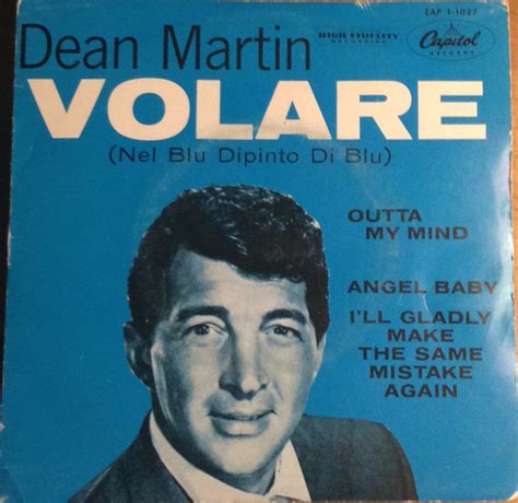 Dean Martin – Volare (Nel Blu Dipinto Di Blu) (1958, Vinyl) - Discogs