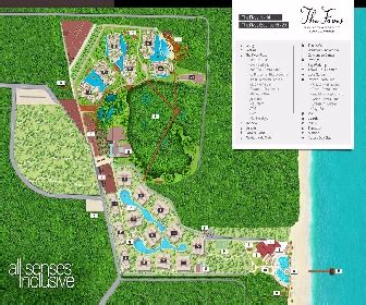 Resort Map | The Fives Beach Hotel & Residences | Riviera Maya, Mexico