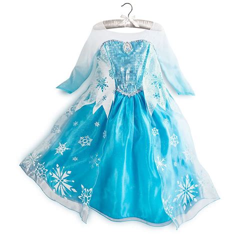 BNWT DISNEY STORE EXCLUSIVE ELSA FROZEN PRINCESS DRESS COSTUME WITH ...