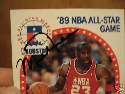 Michael Jordan Autograph All Star Card | #35634222