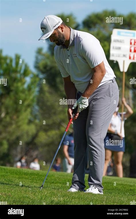 Jon Rahm of Spain plays during the Acciona Open Espana of Golf, Spain Open, at Club de Campo ...