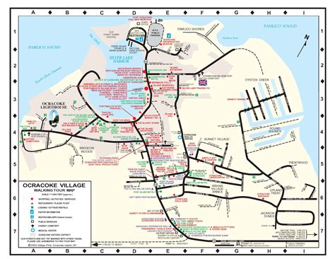 Map Of Ocracoke Island North Carolina | Printable Templates Free