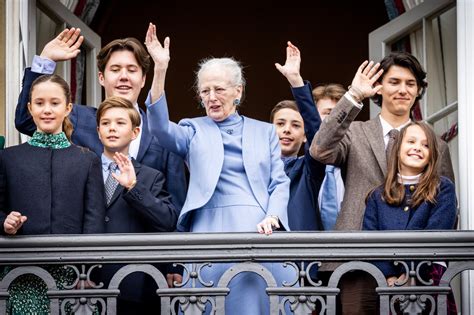 Queen Margrethe II of Denmark puts on show of unity with all eight ...