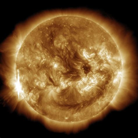 NASA's SDO Sees Solar Flares. | Free Photo - rawpixel