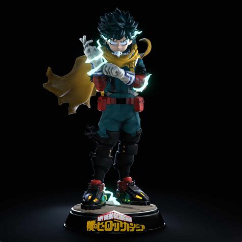 Vigilante Deku - My Hero Academia Statue - ZBrushCentral