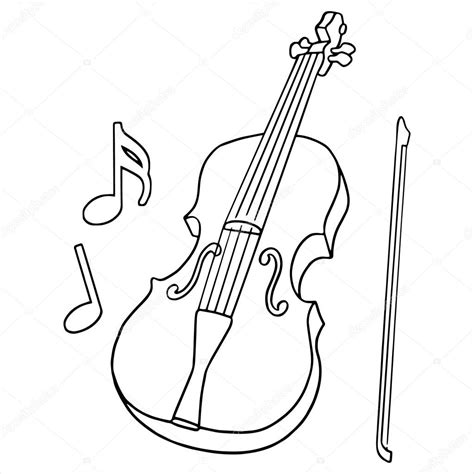 Violin Line Drawing at GetDrawings | Free download