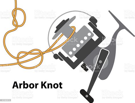 Arbor Knot Marked Diagram Vector Illustration Clipart Image Stock Illustration - Download Image ...