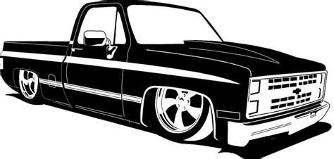 dropped chevy trucks drawings - Bonny Mooney