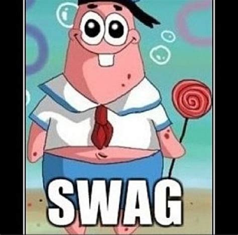 Patrick has swag | Spongebob, Mario characters, Disney characters