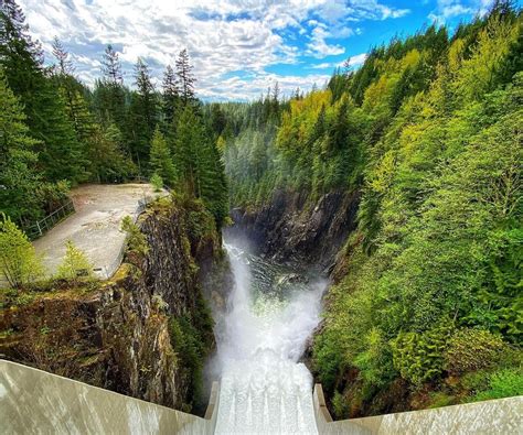 This North Vancouver Trail Brings You Up Close to 300ft of Crashing Water