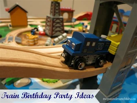 Train Birthday Party Ideas - Moms & Munchkins