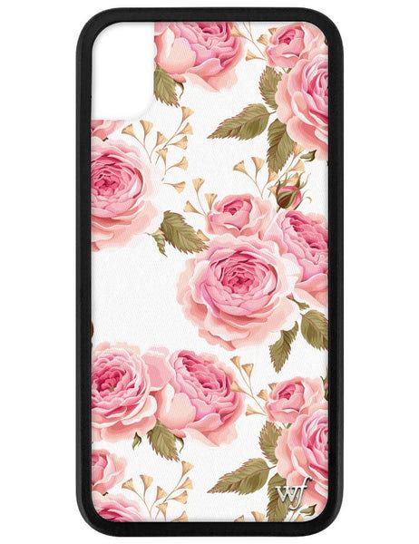 White Floral iPhone Xr Case – Wildflower Cases