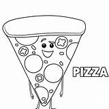 Pizza Coloring Pages Printable sketch template