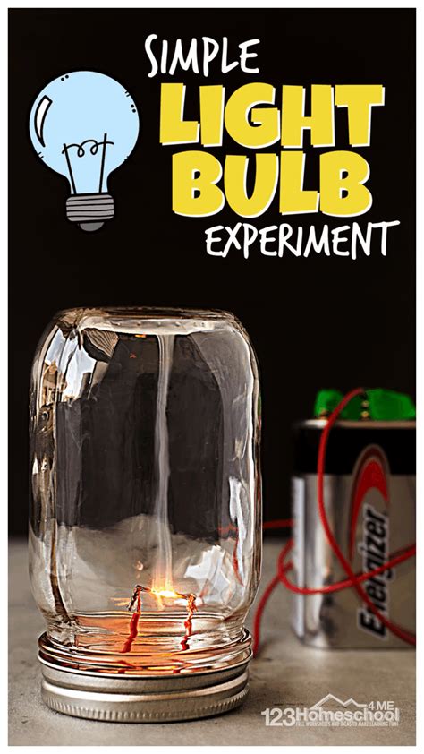 a light bulb is on top of a glass jar with the words, simple light bulb ...