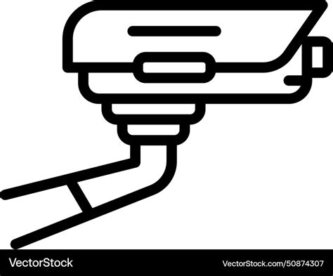 Security camera Royalty Free Vector Image - VectorStock