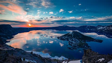 3840x2160 Resolution Crater Lake Oregon 4K Wallpaper - Wallpapers Den