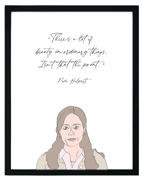 The Office Wall Art Pam Halpert | Etsy