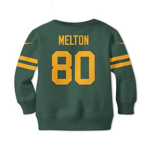 Green Bay Packers Bo Melton Limited Edition Hoodie Jersey Kids – TOP REBORN